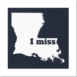 I Miss Louisiana - My Home State Posters and Art